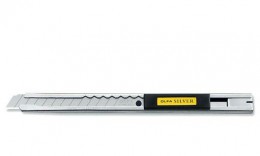 Нож OLFA с выдвижным лезвием и корпусом из нержавеющей стали