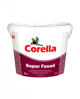 Краска Corella Super Fasad, фасадная акриловая