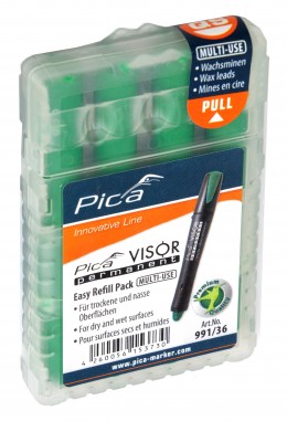 Сменные грифели для маркера Pica Visor Permanent, 4 шт.