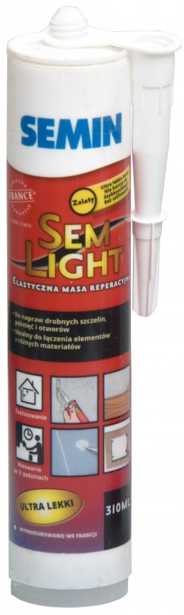 Шпатлёвка Semin Sem-Light, сверхлёгкая заполняющая (под пистолет)