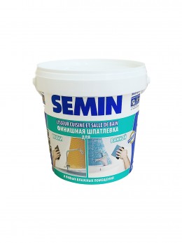Шпатлевка финишная для кухни и ванной Semin LISSEUR CUISINE ET SALLE DE BAIN 1,5 кг
