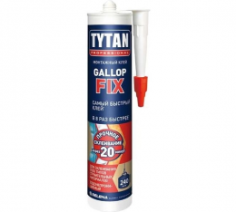 Tytan Professional Монтажный клей Gallop Fix 290мл.