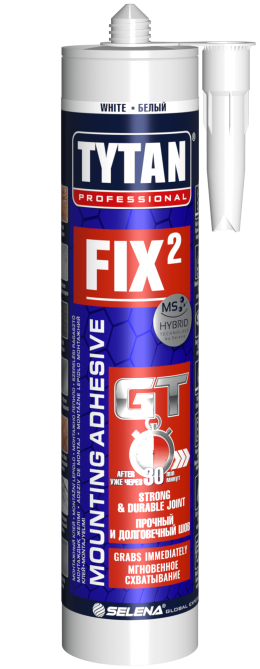 Tytan Professional Монтажный клей Fix2GT 290мл.