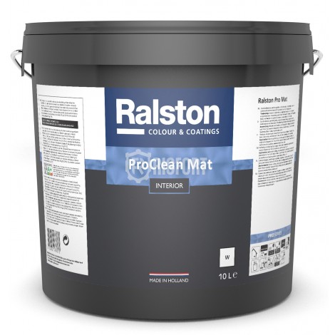 Краска Ralston ProClean Mat, матовая моющаяся