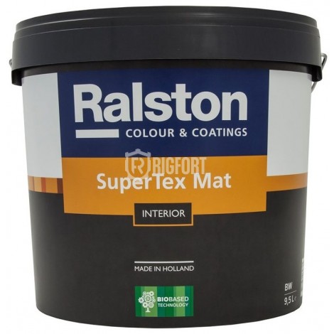 Краска Ralston Super Tex Mat, матовая интерьерная