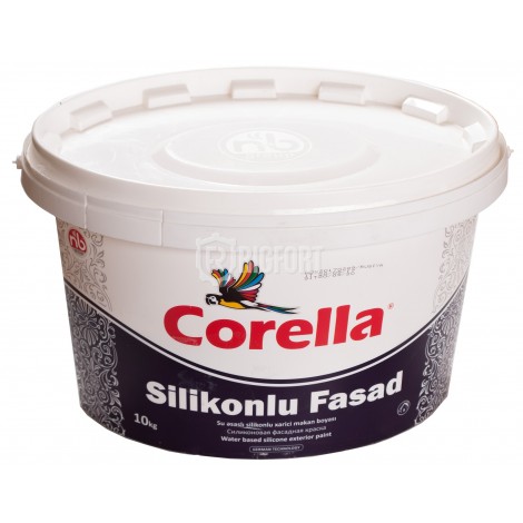 Краска Corella Silikonlu Fasad, фасадная силиконовая