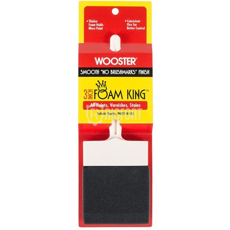 Кисть Wooster Foam King, финишная из пенополиуретана