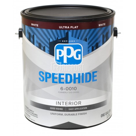 Ультраматовая краска PPG Speedhide для стен и потолков, 100% акрил-латекс