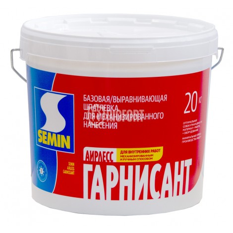 GARNISSAN AIRLESS ведро 20 кг (шпатлевка для безвоздушного нанесения)
