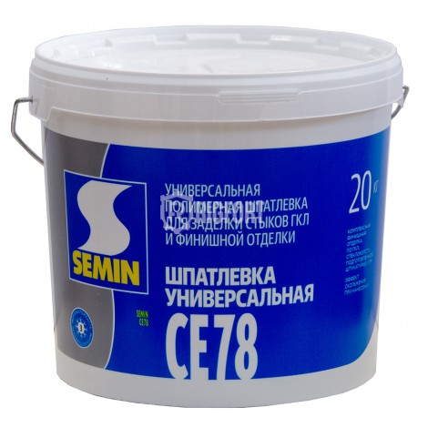 Шпатлевка многофункциональная улучшенная CE 78 NEW / СЕ 78 НЬЮ 20 кг.